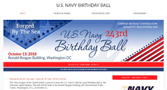 Desktop Screenshot of navybirthdayballdc.org