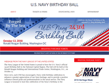 Tablet Screenshot of navybirthdayballdc.org